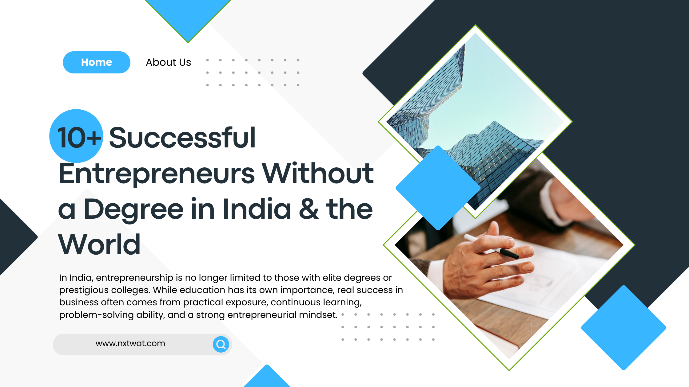 10+ Successful Entrepreneurs Without a Degree in India & the World