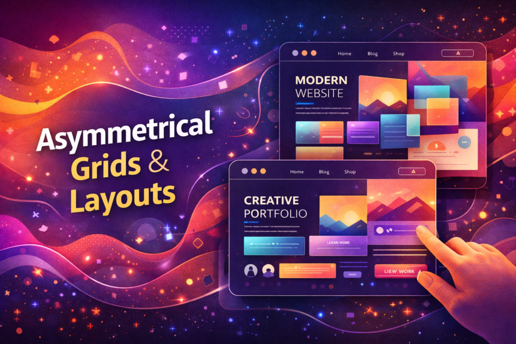 Asymmetrical Grids Layouts