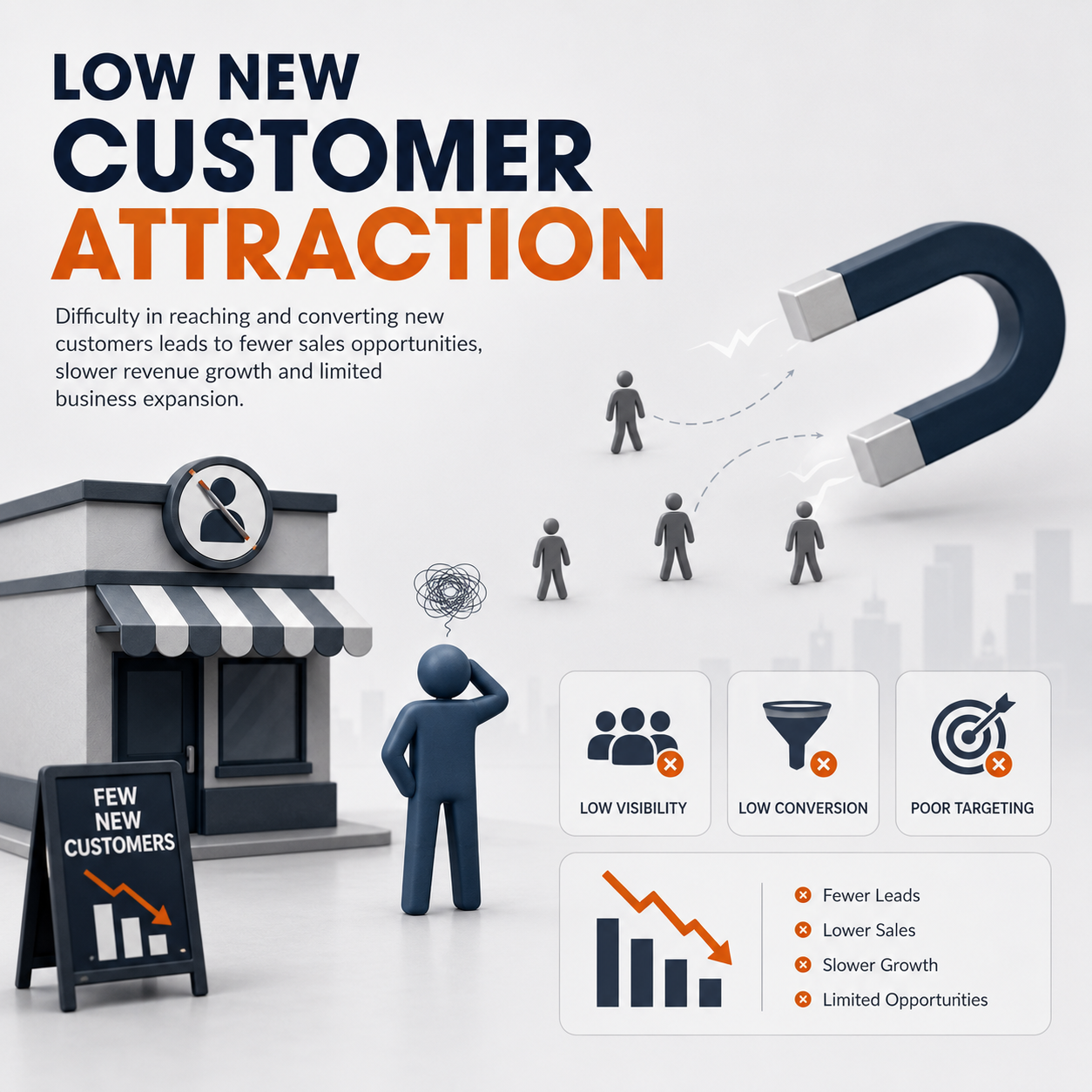Low New Customer Attraction
