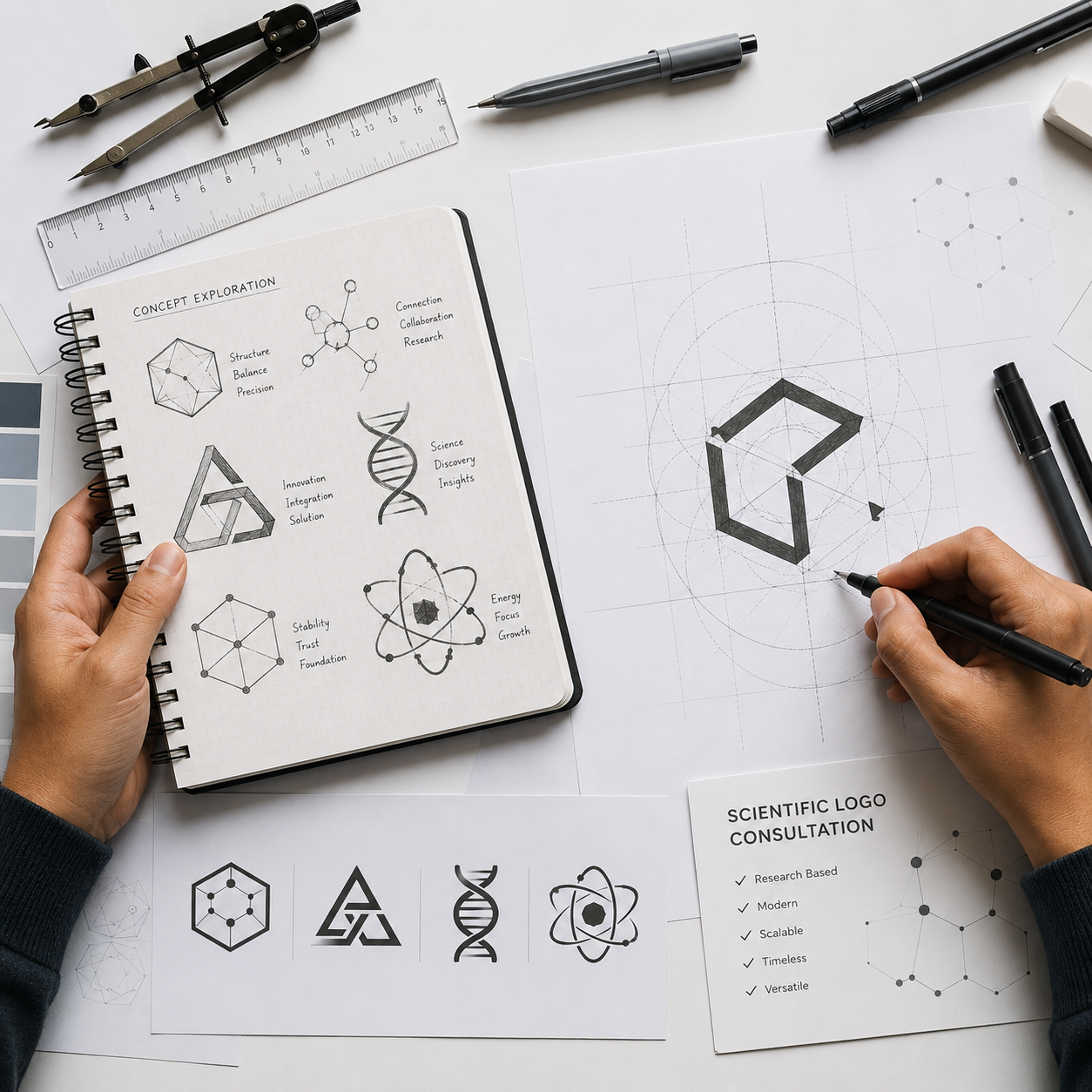 Scientific Logo Design Consultant